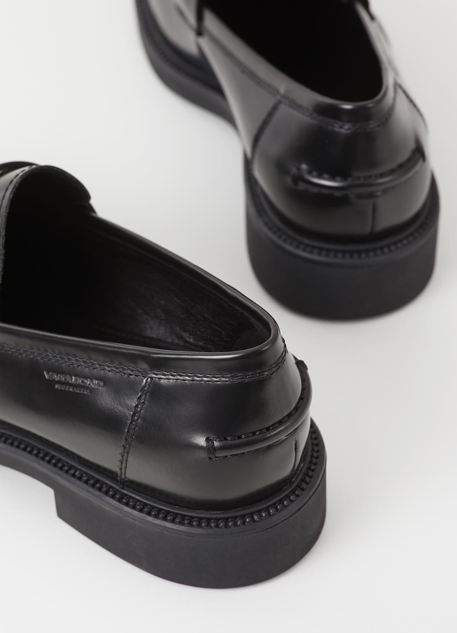 VAGABOND ALEX M SS2B Black: negre mocassins per a home