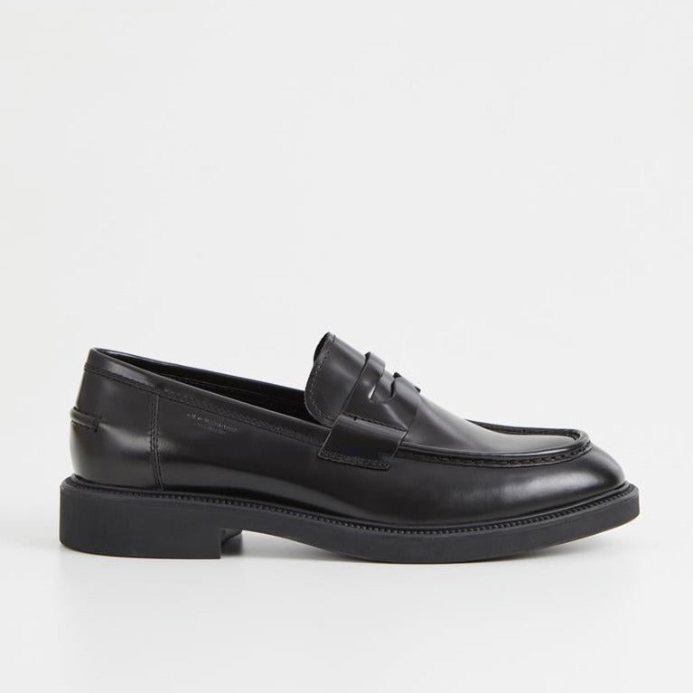 VAGABOND ALEX M SS2B Black: negre mocassins per a home