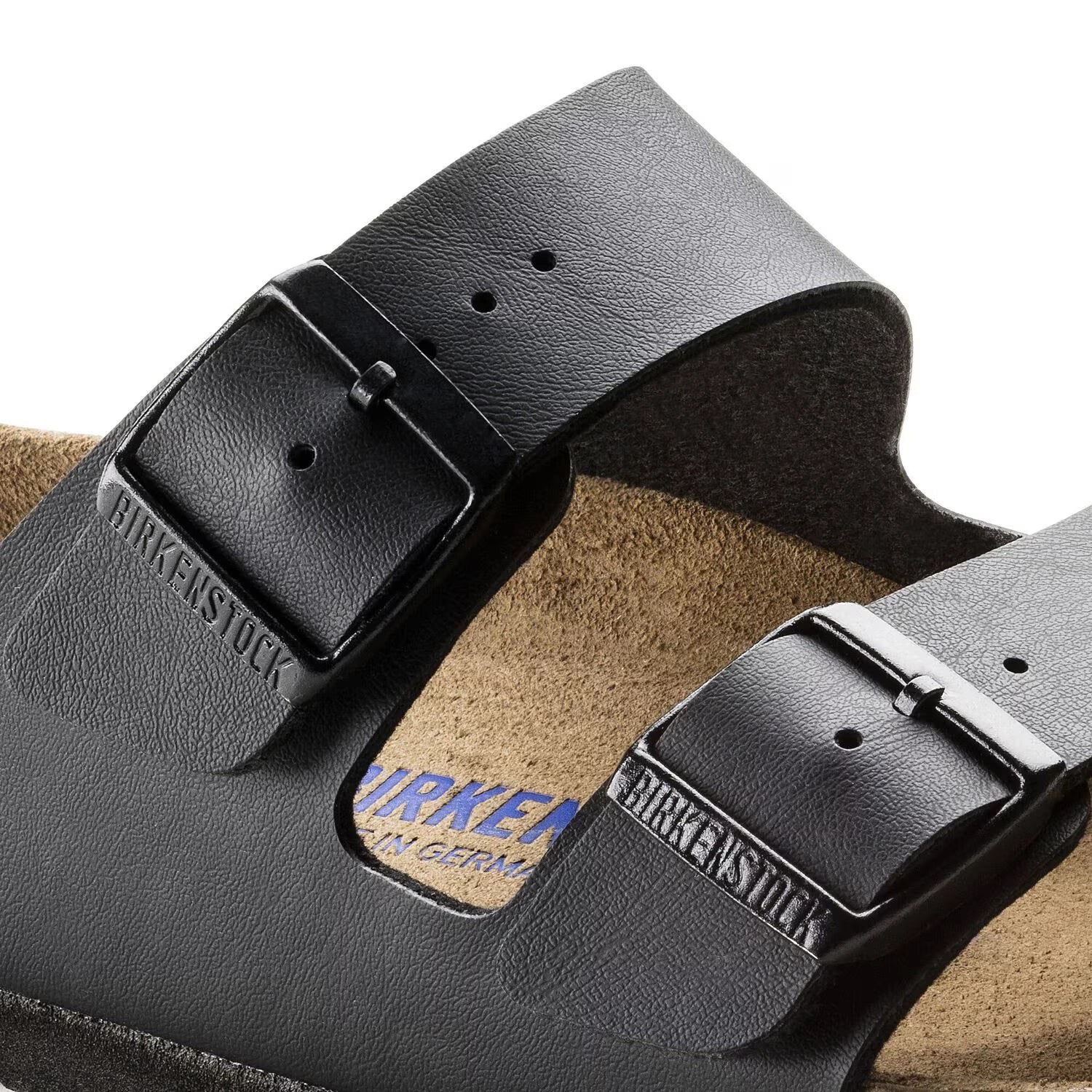 BIRKENSTOCK Arizona BS Negro Narrow: черный сандалии унисекс