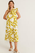 SECOND FEMALE | VESTIDOS | MUJER | ULIVO ONE-SHOULDER | AMARILLO