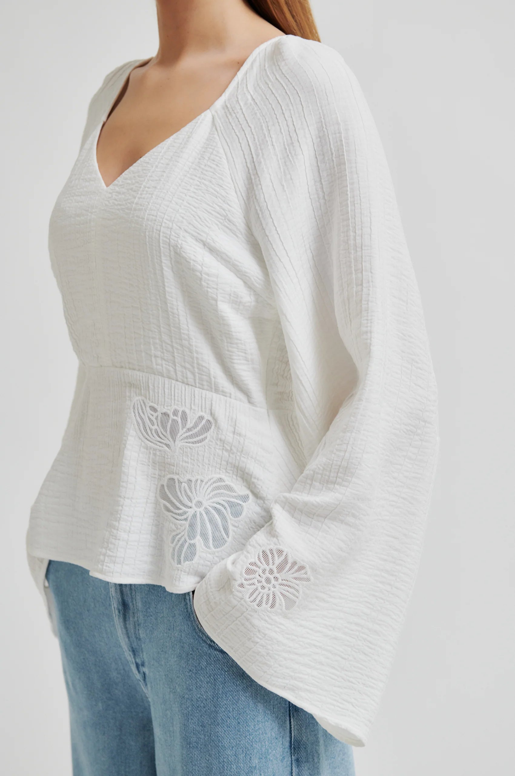 SECOND FEMALE Limona Blouse: white blouse for women