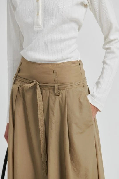 SECOND FEMALE Amari Skirt: бежевий спідниця для жінок