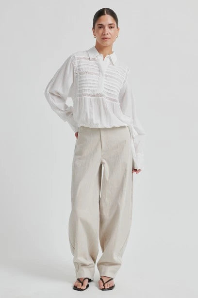 SECOND FEMALE Martha Blouse: white shirt for women