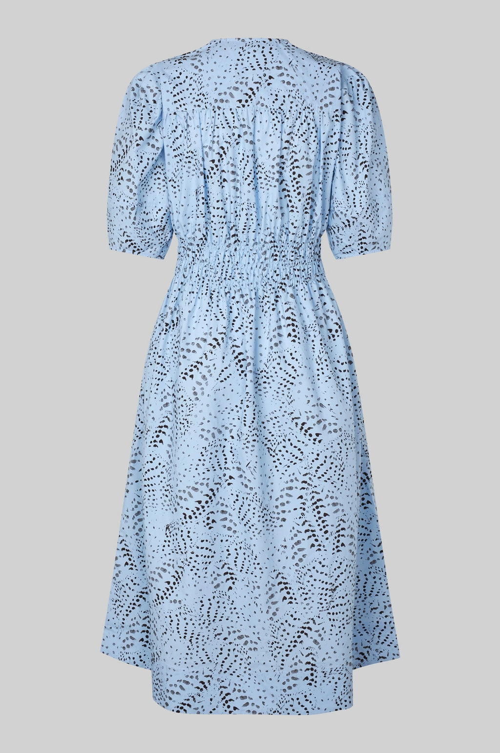 SECOND FEMALE Livina Dress: blå kjole til kvinder