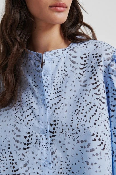 SECOND FEMALE Livina Shirt: blue shirt for women