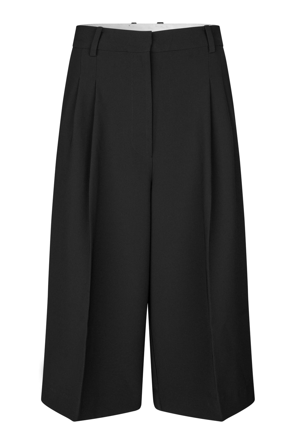 SECOND FEMALE Flore Bermuda Black: black trousers for women