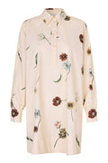 SECOND FEMALE Floco Tunic Dress: beige dress for women