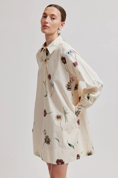 SECOND FEMALE Floco Tunic Dress: бежевий сукня для жінок