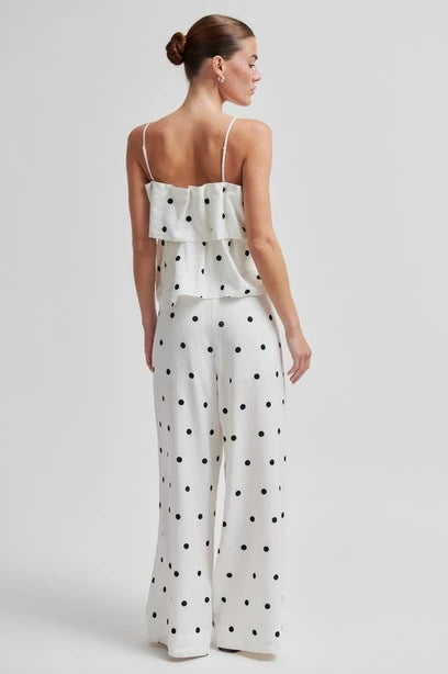 SECOND FEMALE Salliy Troussers White Allysum: white trousers for women