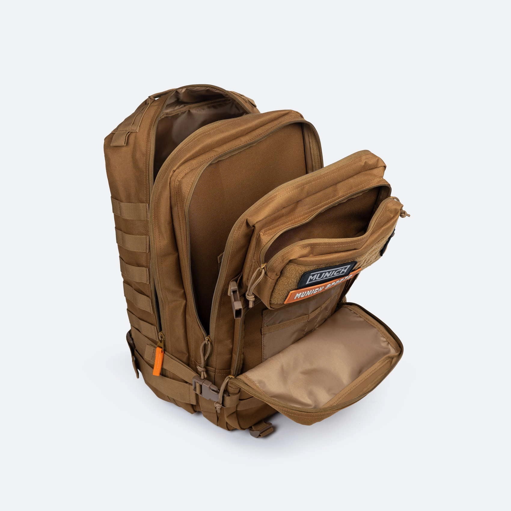 MUNICH Backpack Delta 42L Tobacco: brown mochilas unisex