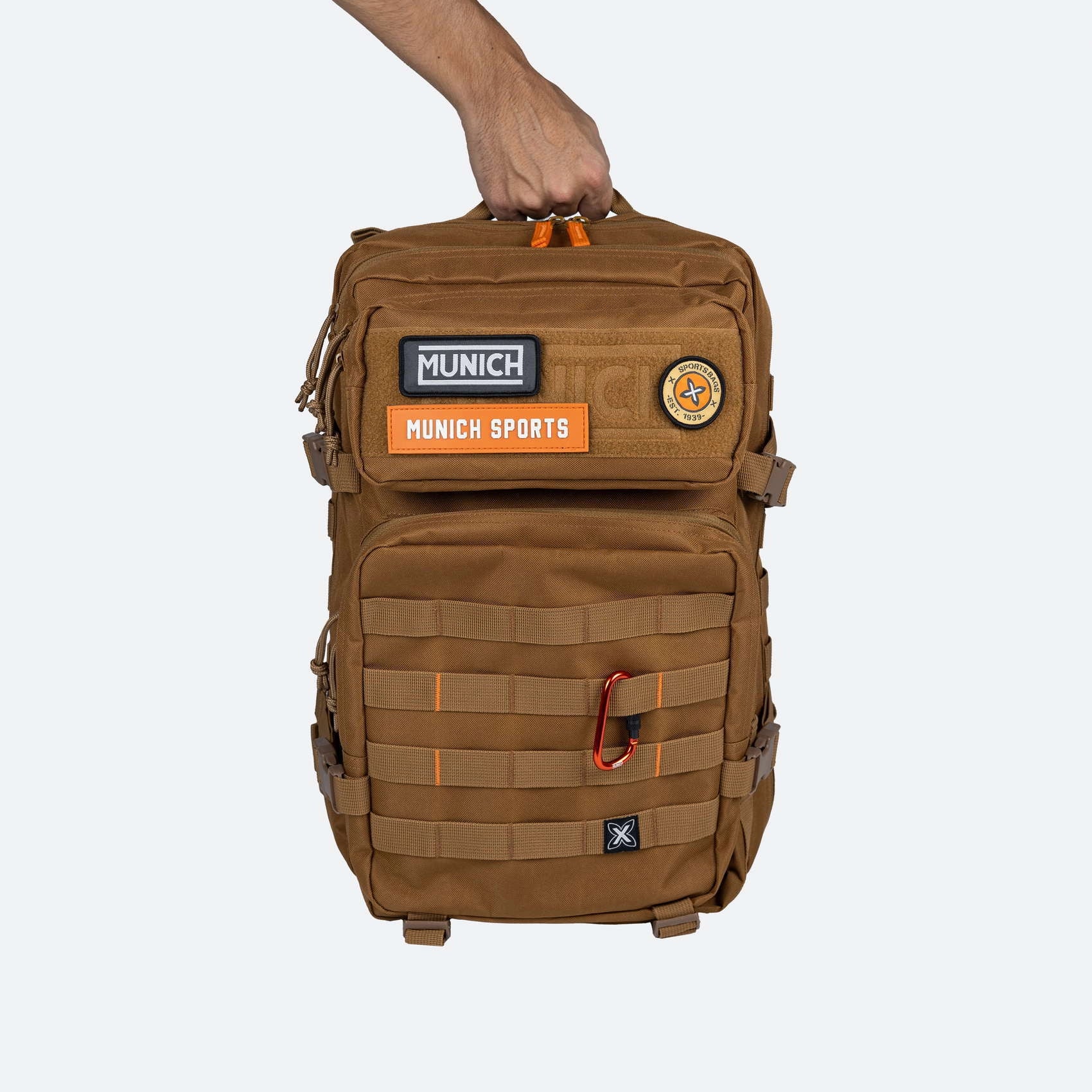 MUNICH Backpack Delta 42L Tobacco: brown mochilas unisex