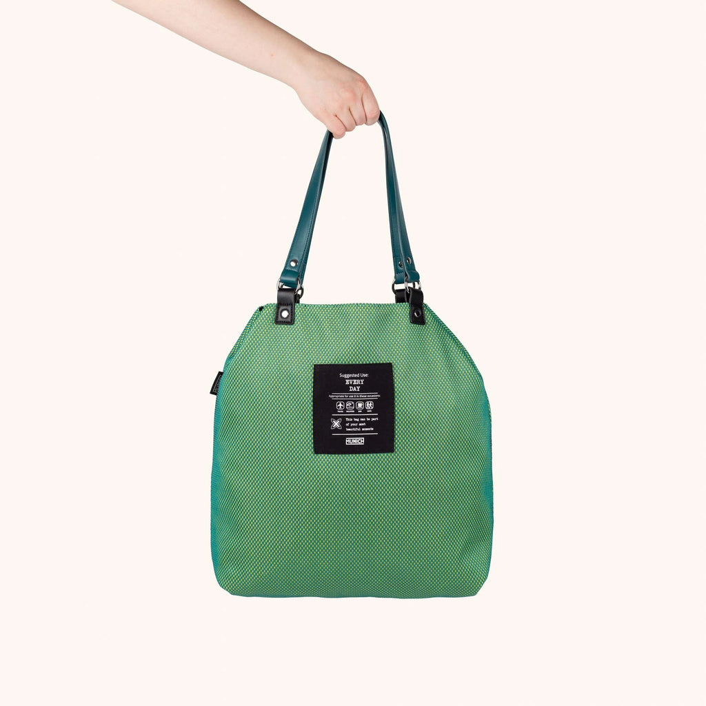 MUNICH GOGO SPIN Reversible TOTE BAG: verd bossa per a dona