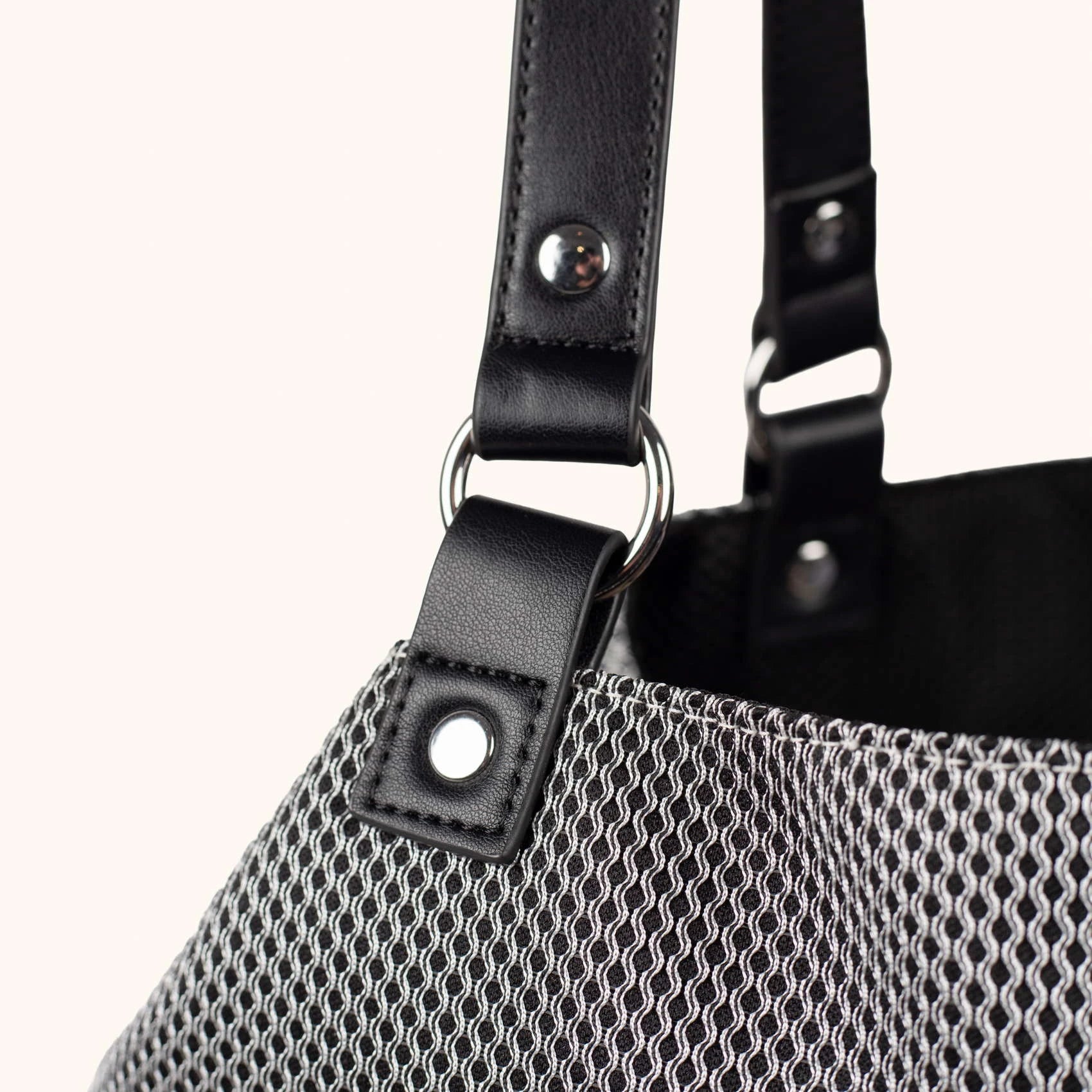 MUNICH GOGO SPIN Reversible TOTE BAG: grey bag for women