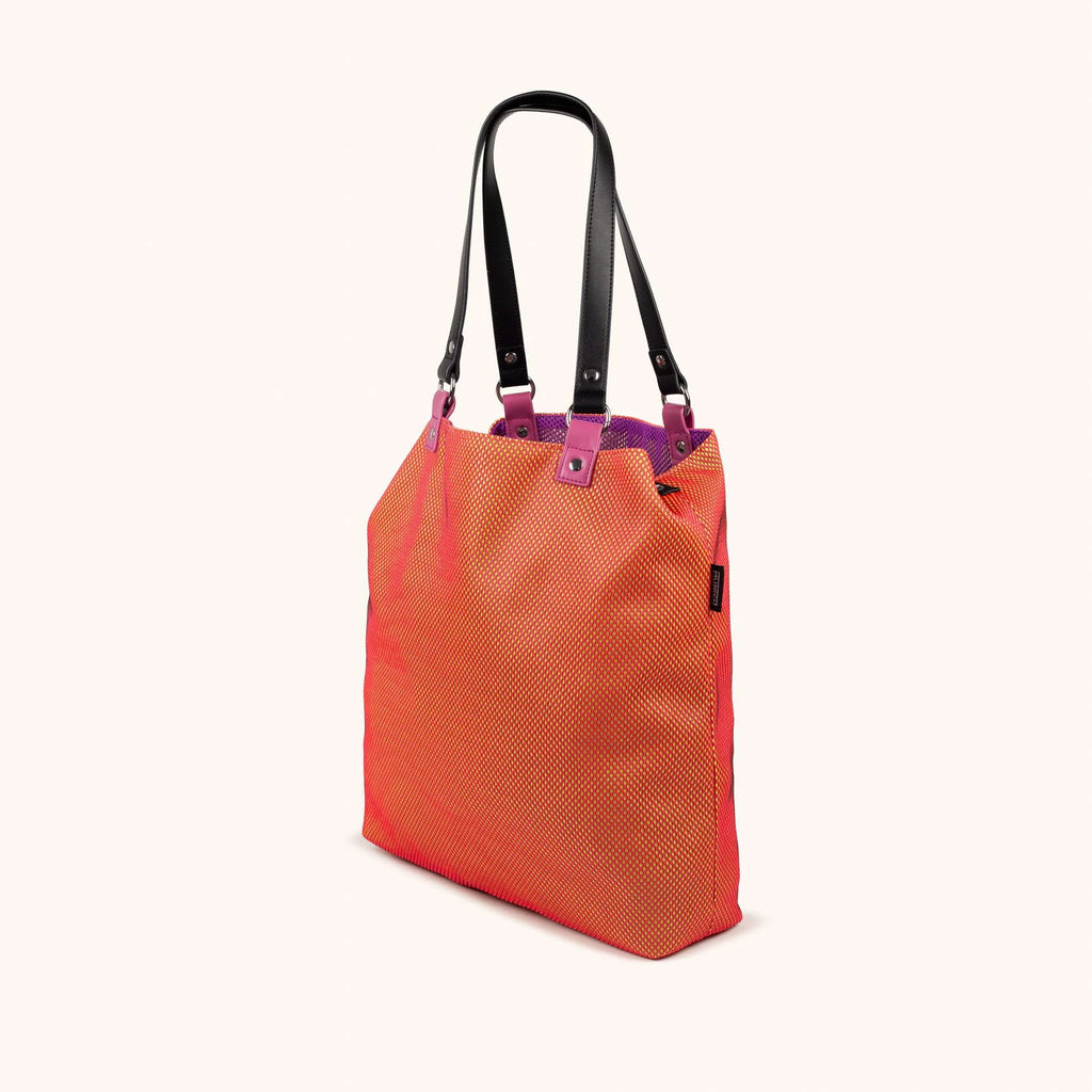 MUNICH GOGO SPIN Reversible TOTE BAG: naranja taske til kvinder