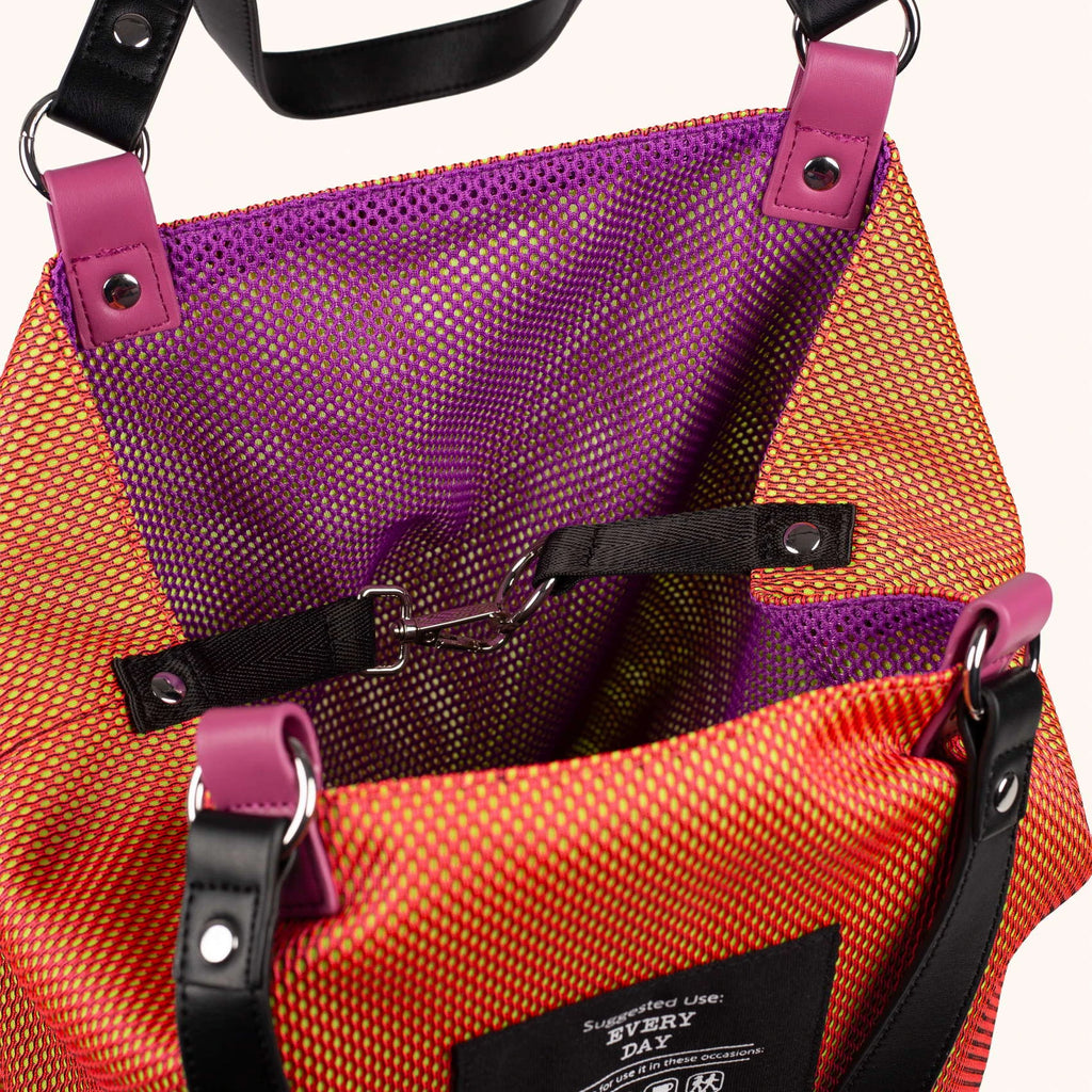 MUNICH GOGO SPIN Reversible TOTE BAG: naranja taske til kvinder
