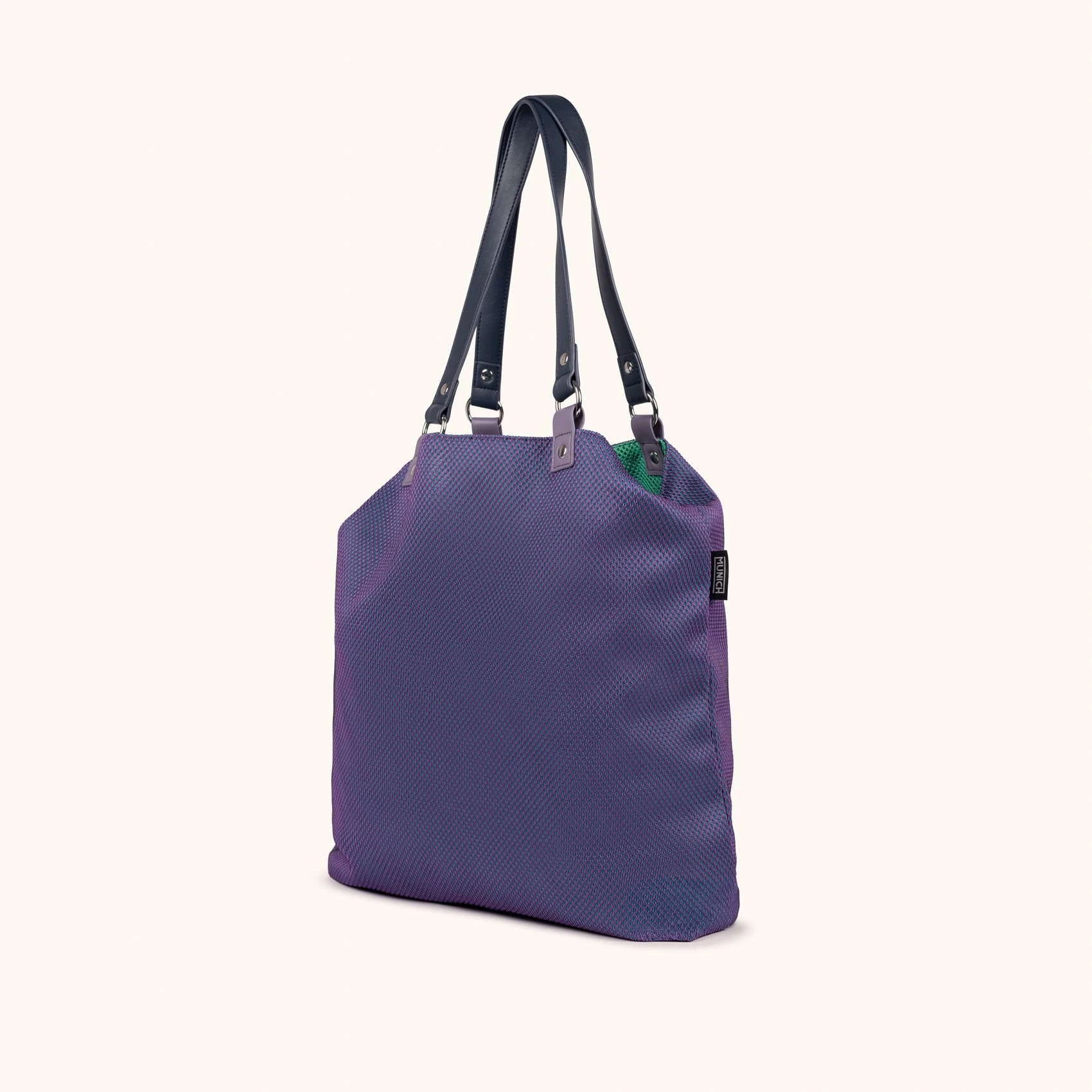 MUNICH GOGO SPIN Reversible TOTE BAG: lila bag for women