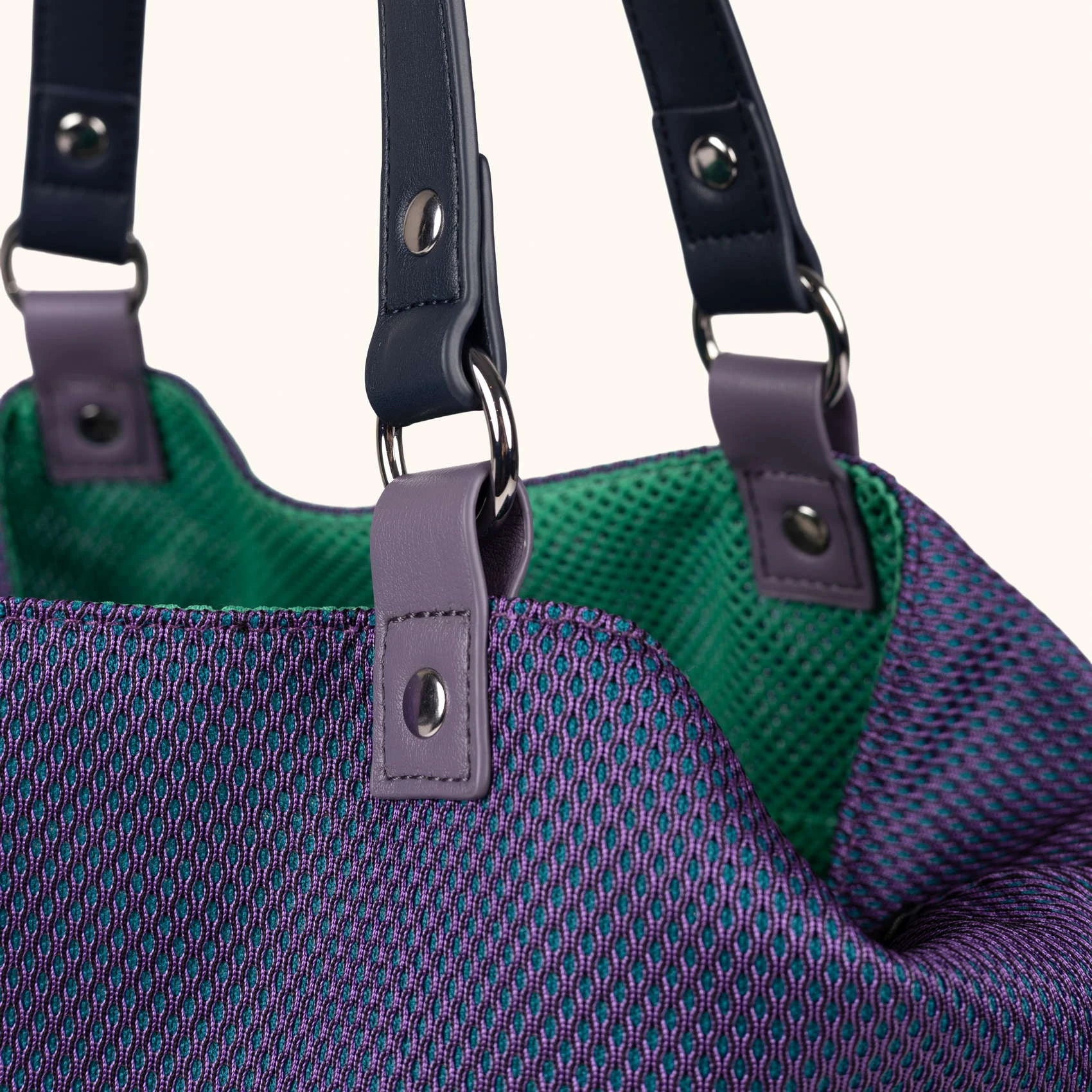 MUNICH GOGO SPIN Reversible TOTE BAG: lila bag for women