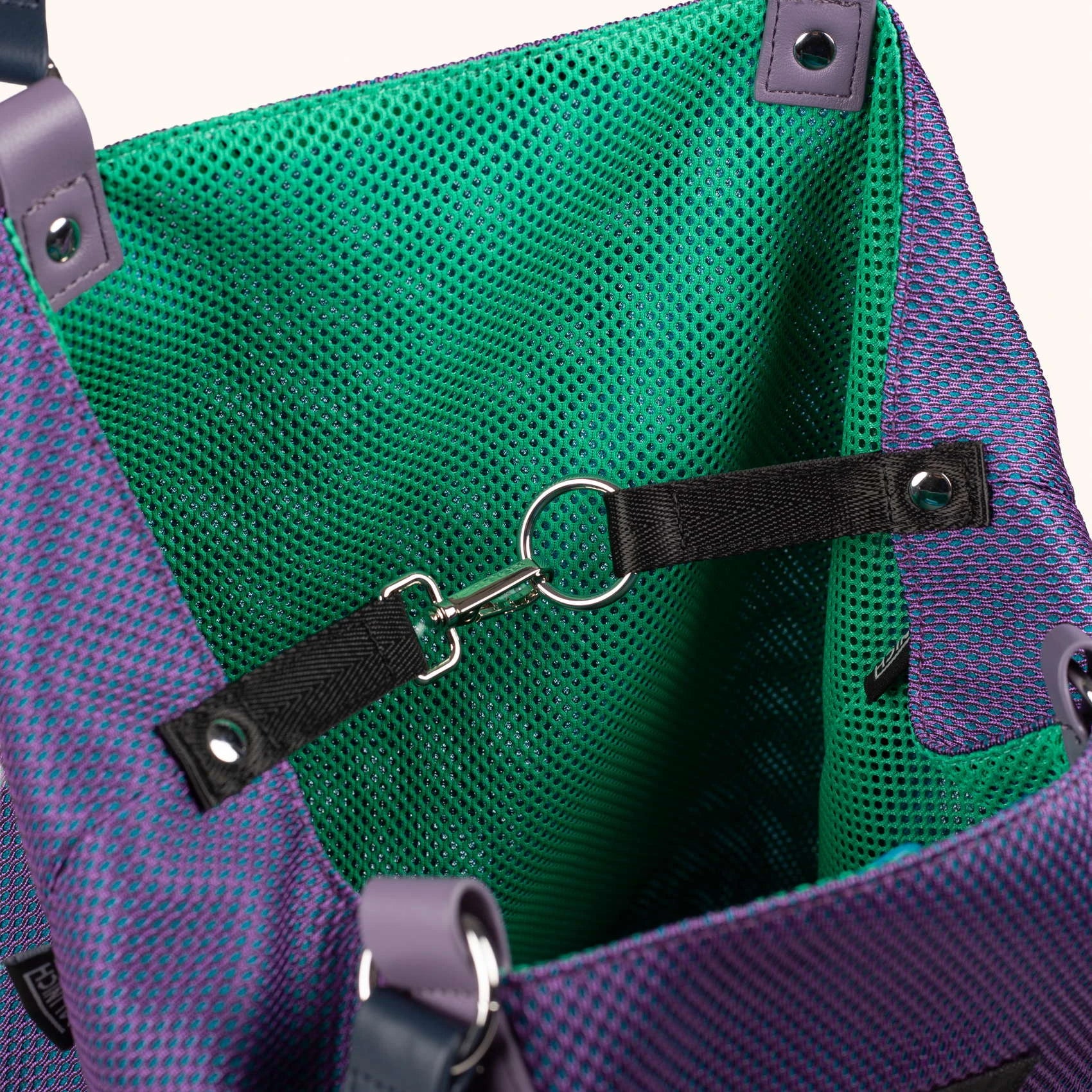 MUNICH GOGO SPIN Reversible TOTE BAG: lila bag for women