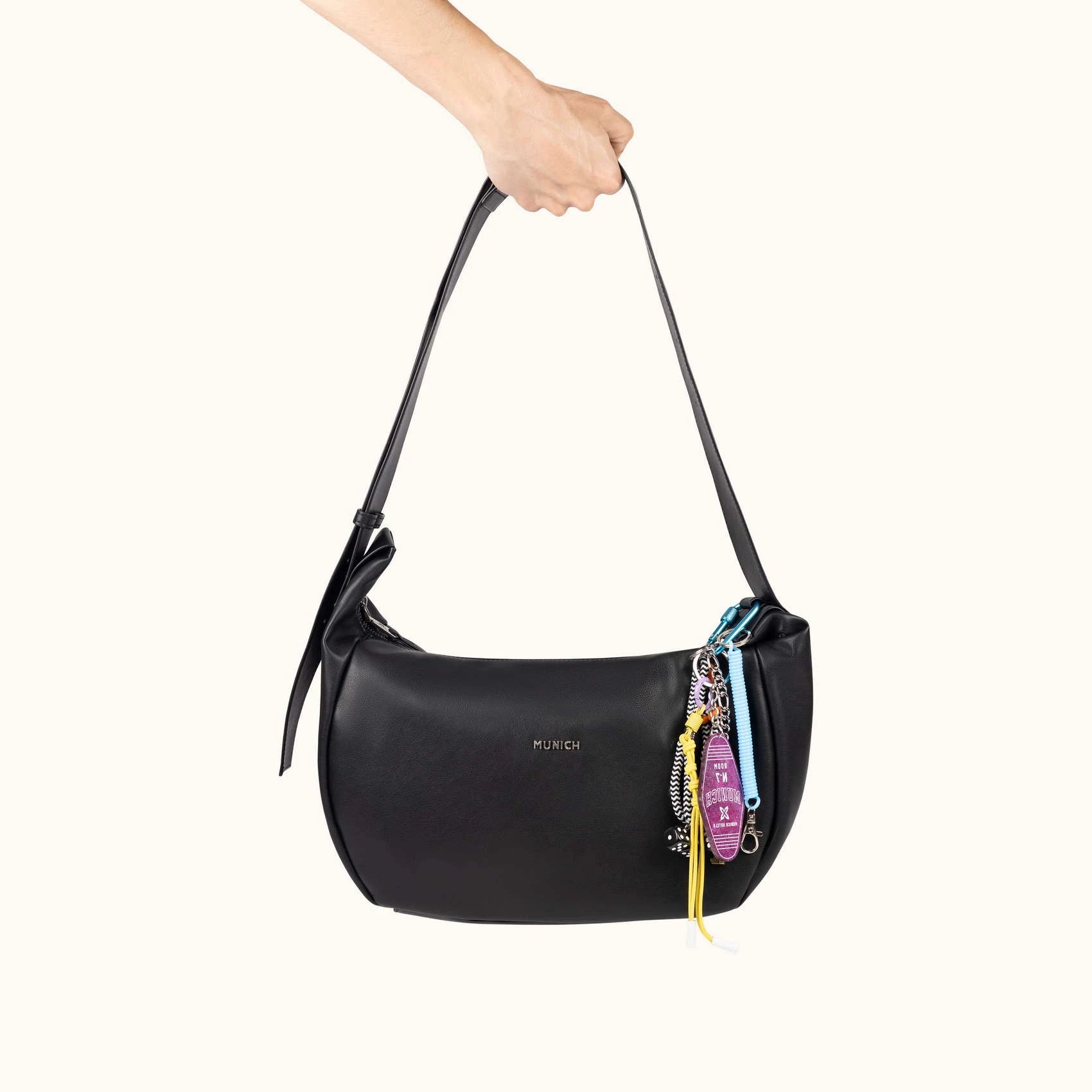 MUNICH Charms HOBO: black bag for women