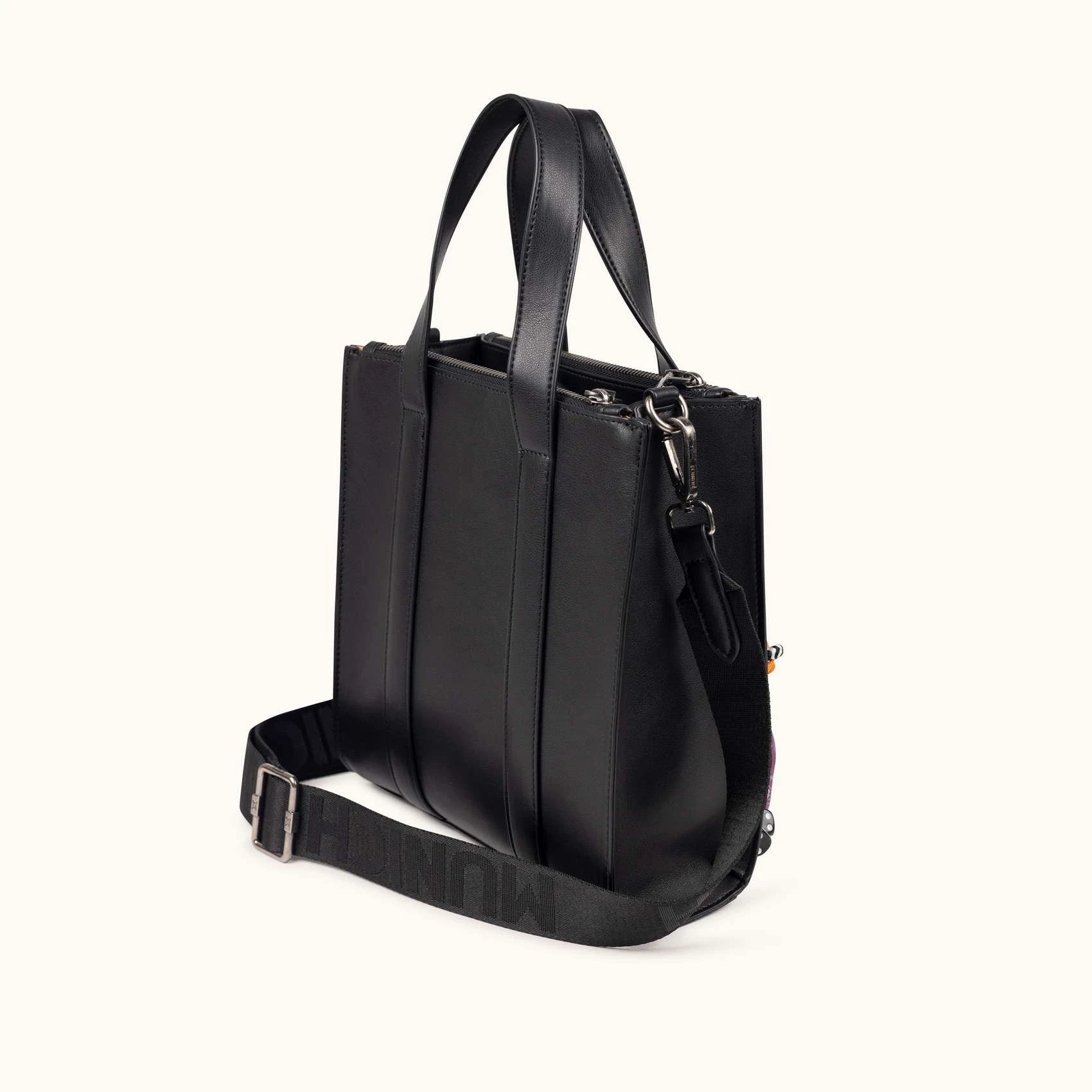 MUNICH Charms Crossbody TOTE: black bag for women