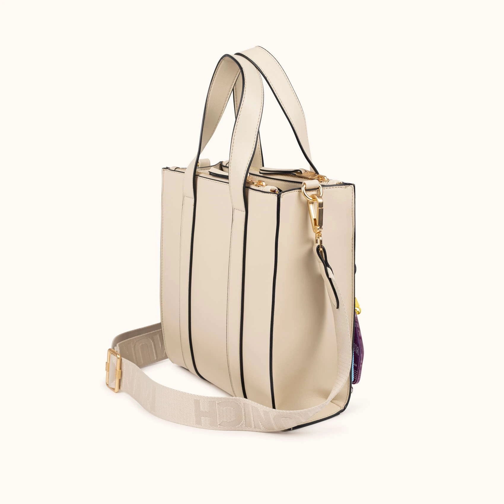 MUNICH Charms Crossbody TOTE: beige bag for women