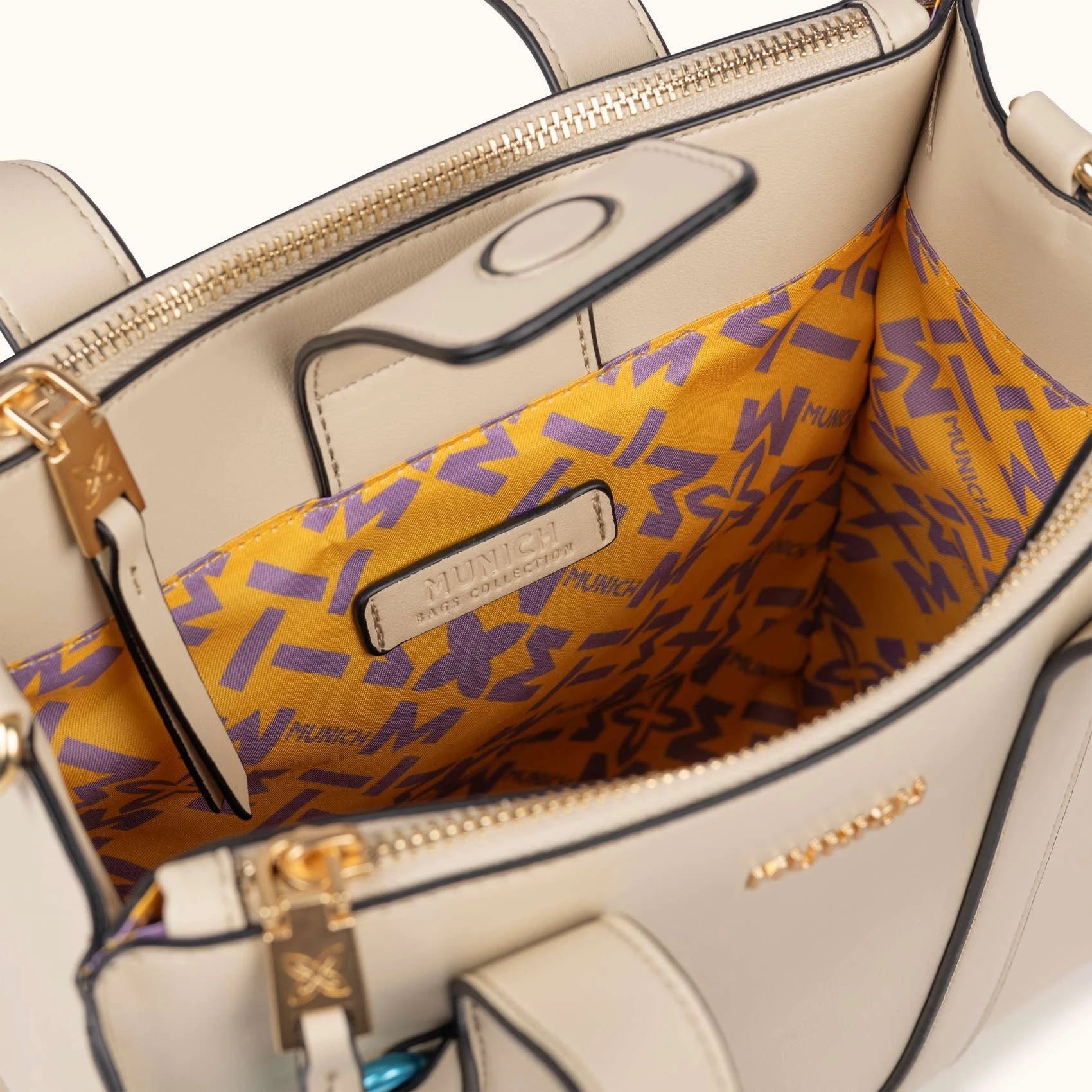 MUNICH Charms Crossbody TOTE: beige bag for women