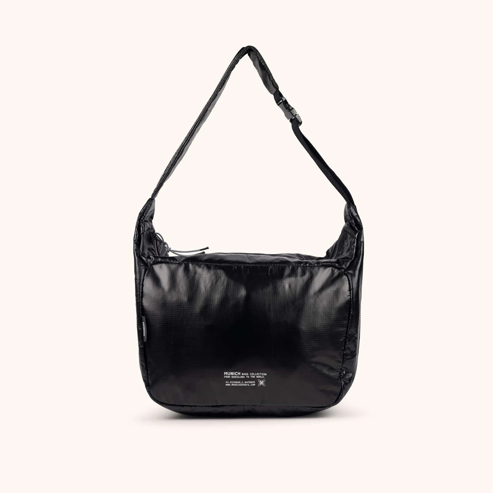 MUNICH DEEP Recycled HOBO: black bag for women