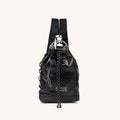 MUNICH DEEP Recycled Drawstring Backpack: zwart mochila voor dames
