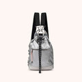 MUNICH DEEP Recycled Drawstring Backpack: сріблястий mochila для жінок