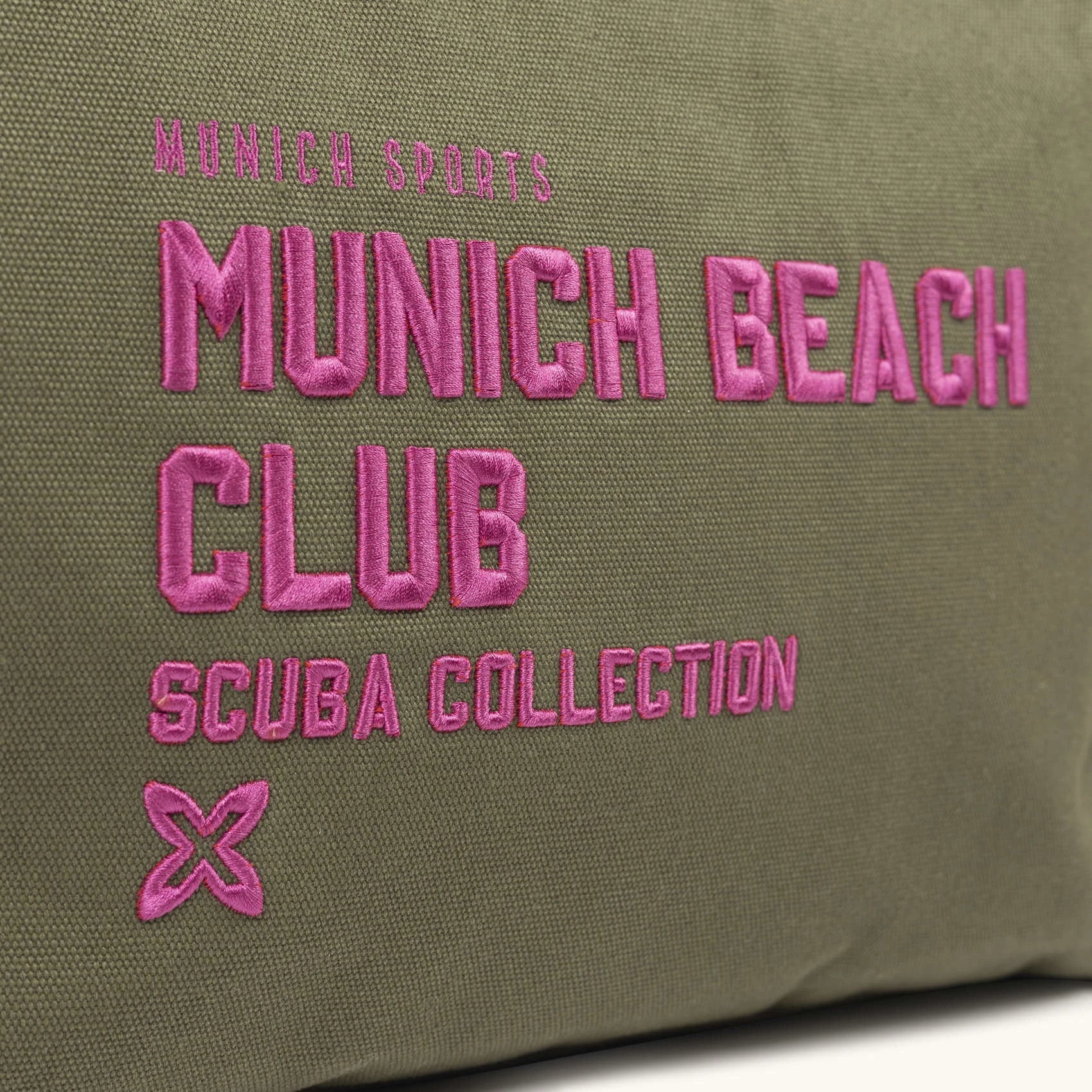 MUNICH Scuba Shopper: green bag for women