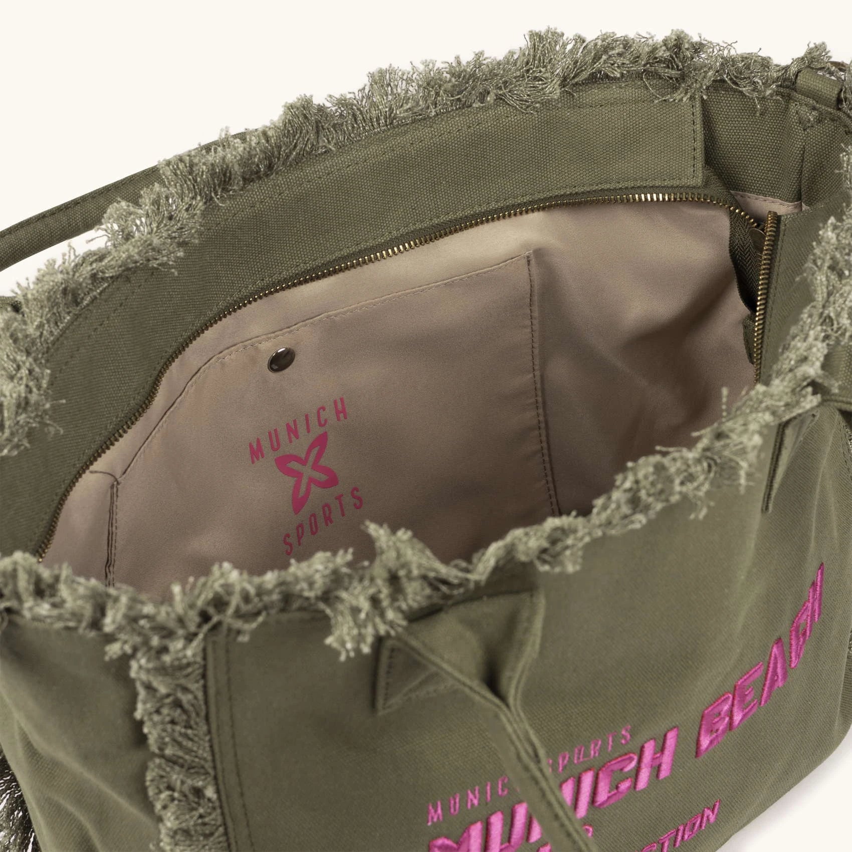 MUNICH Scuba Shopper: green bag for women