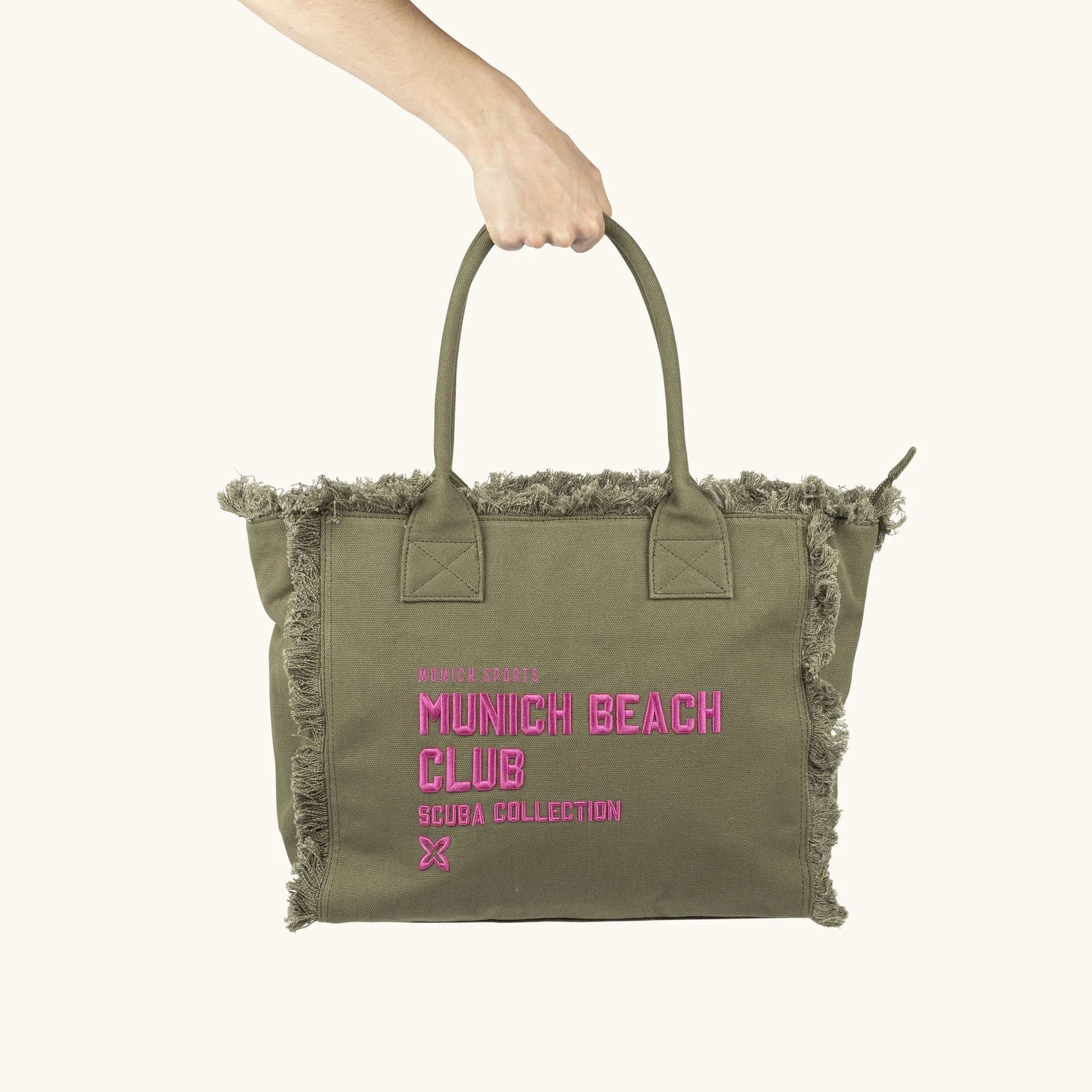 MUNICH Scuba Shopper: green bag for women