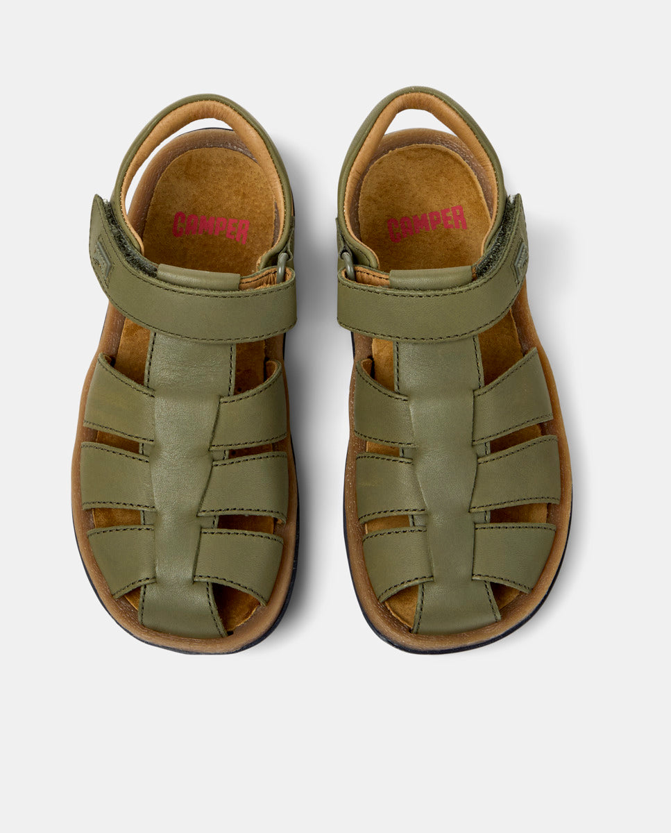 CAMPER Bicho para، صنادل أخضر للجنسين من Tascón