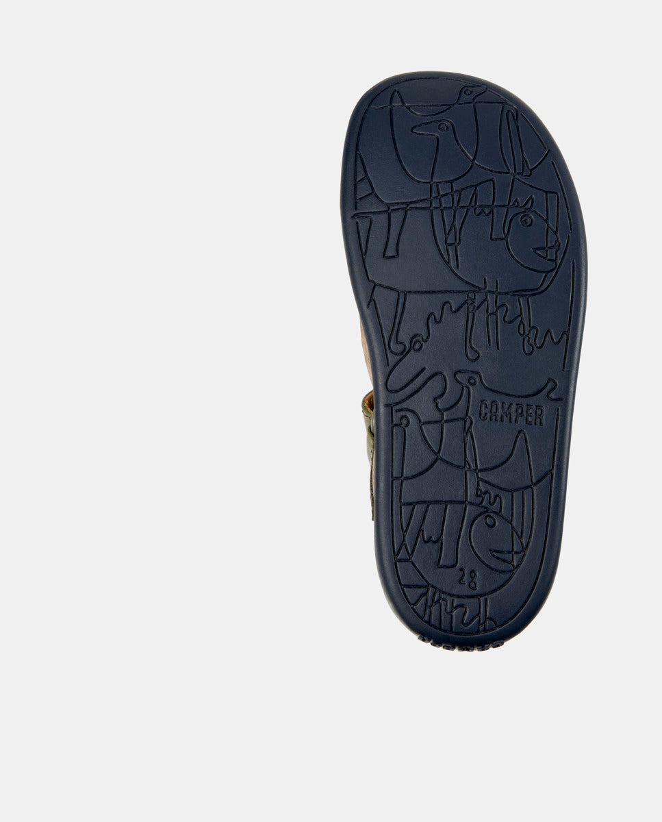CAMPER Bicho para, green sandals unisex at Tascón