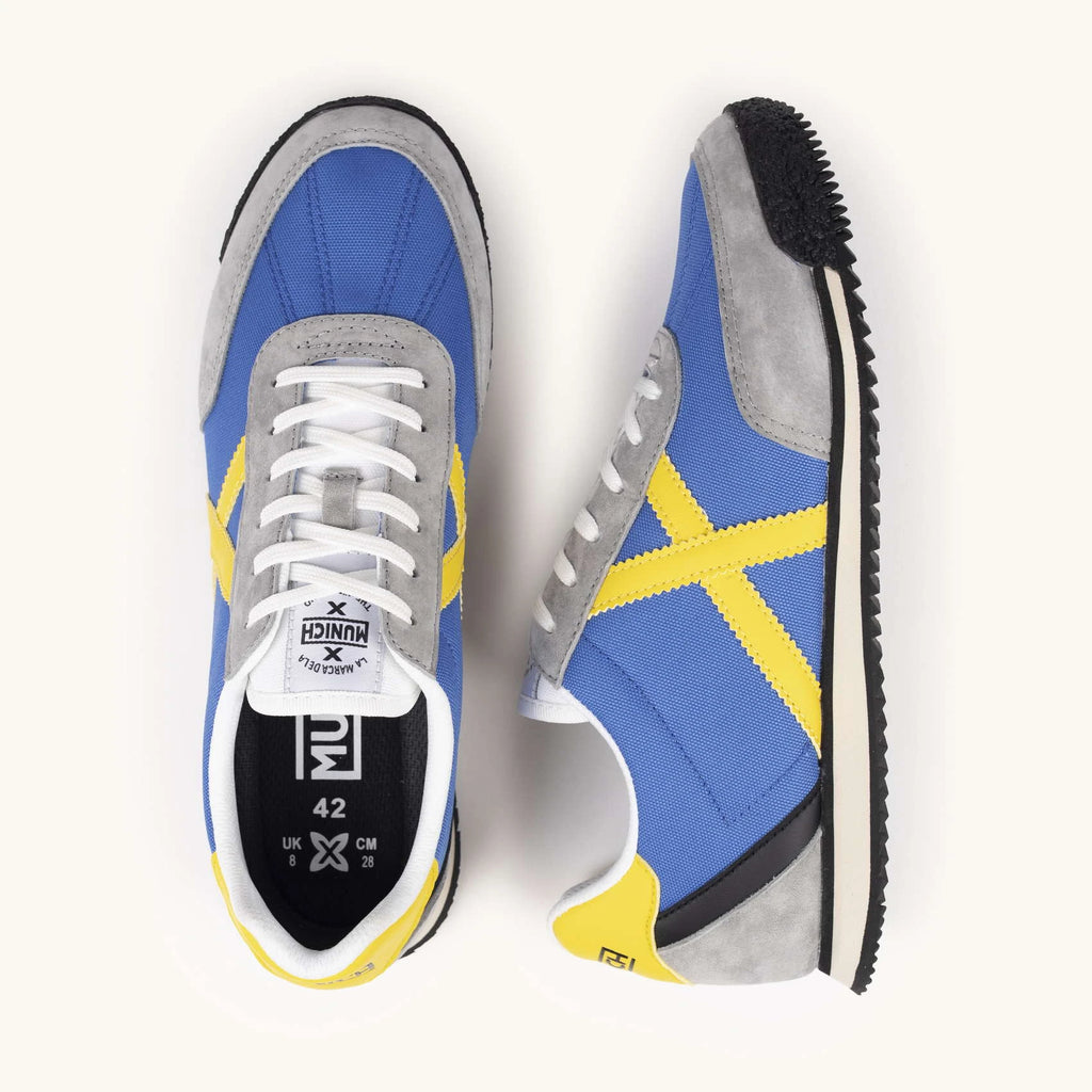 MUNICH Riber 12: blue trainers for men