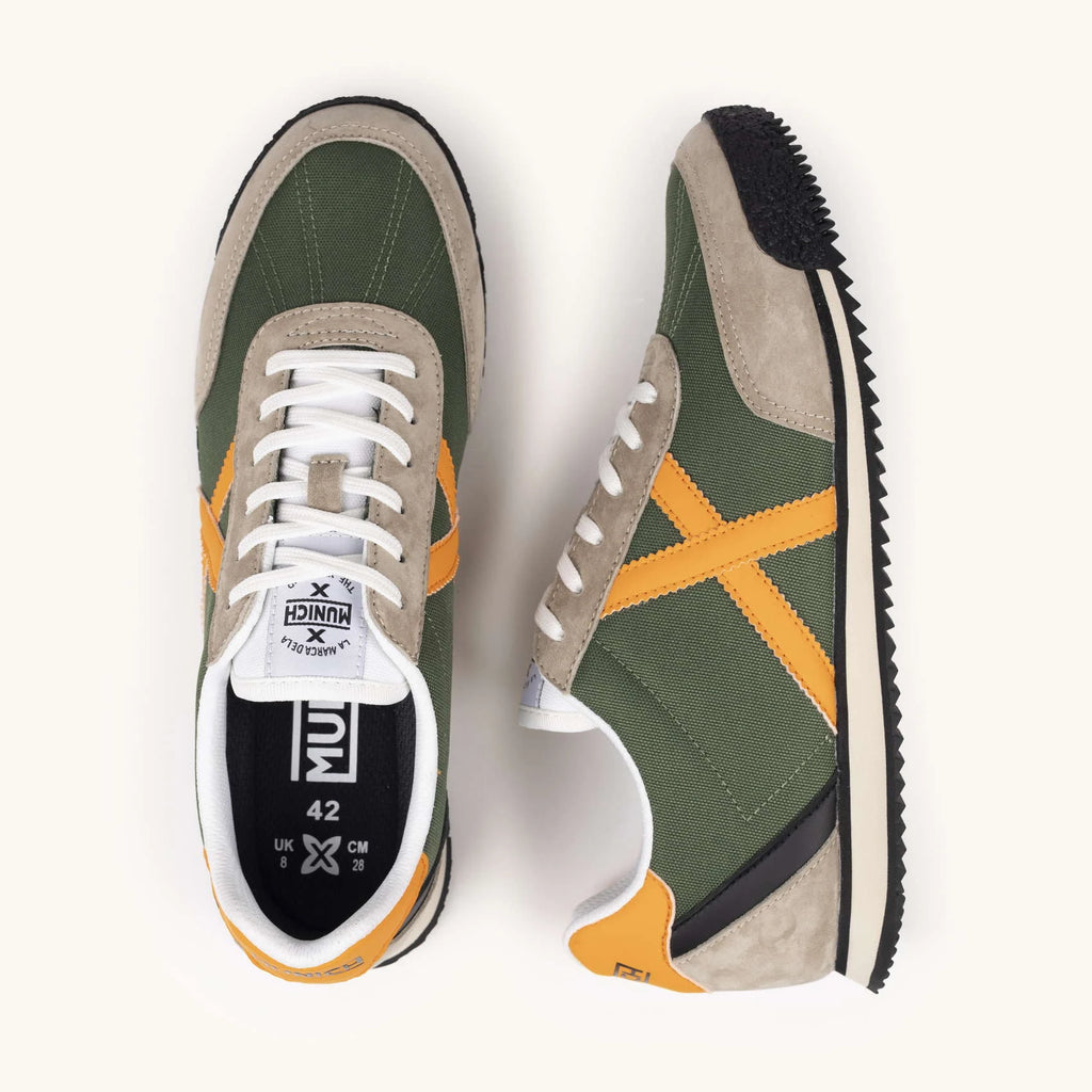 MUNICH Riber 14: caqui trainers for men