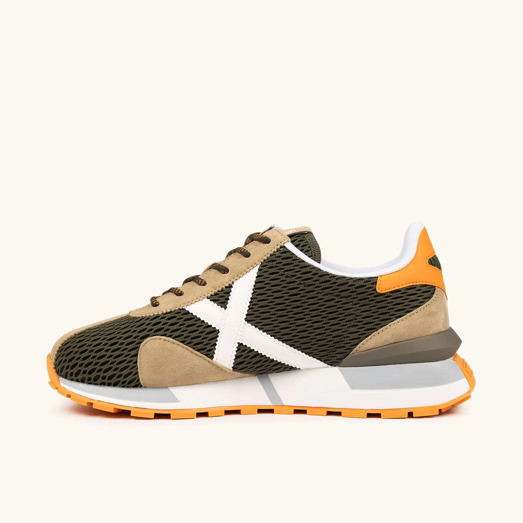 MUNICH Sapporo CLUB 198: green trainers for men