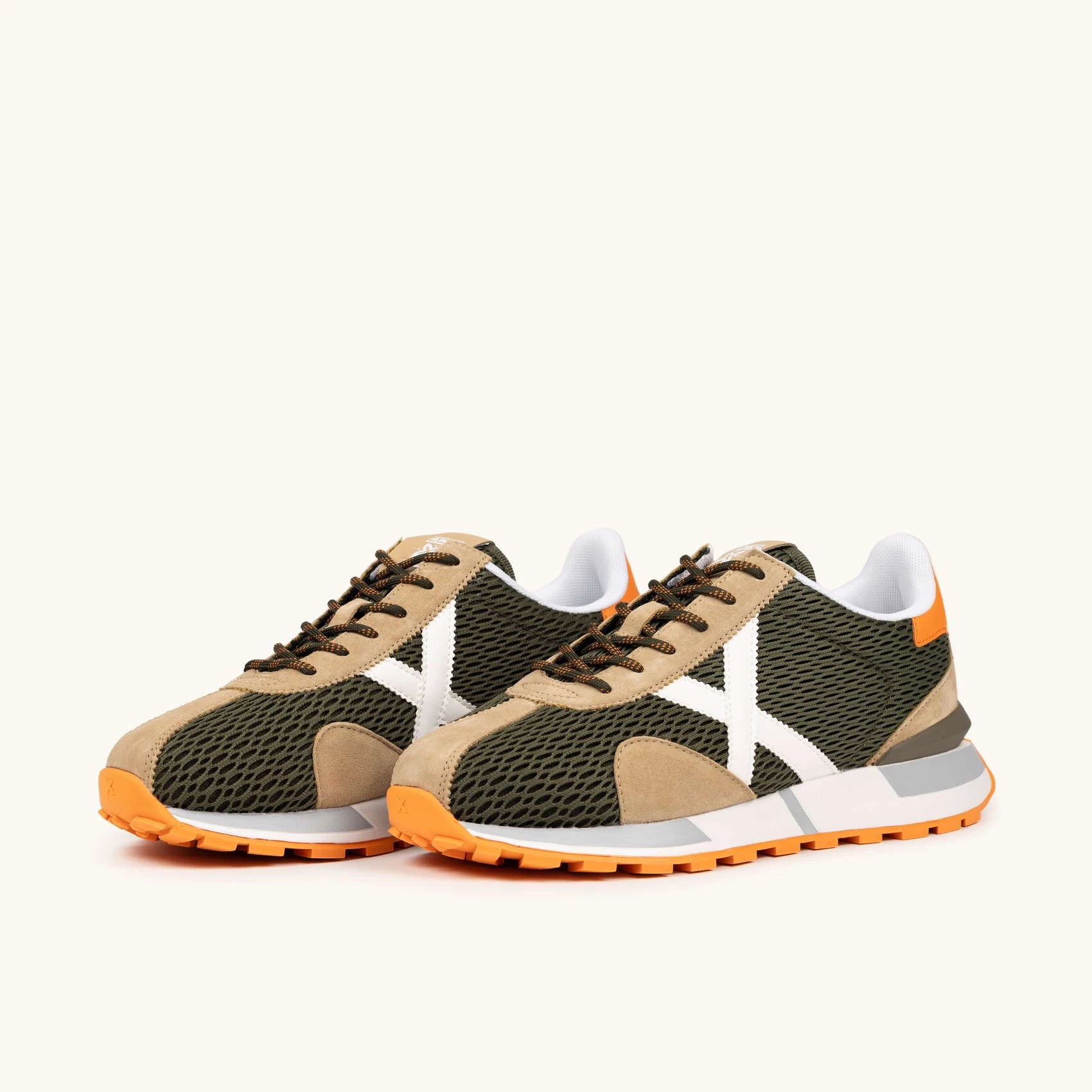 MUNICH Sapporo CLUB 198: green trainers for men