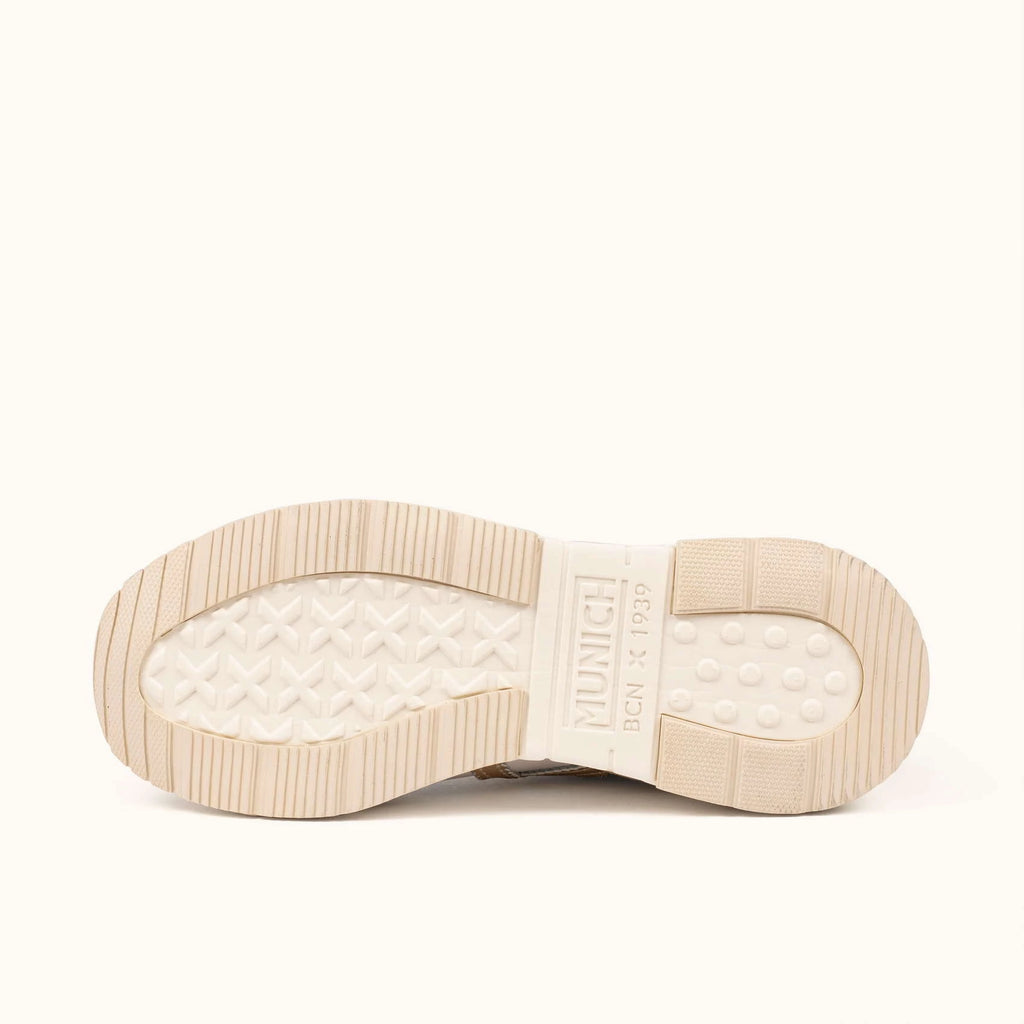 MUNICH WAVE 182: white trainers for women