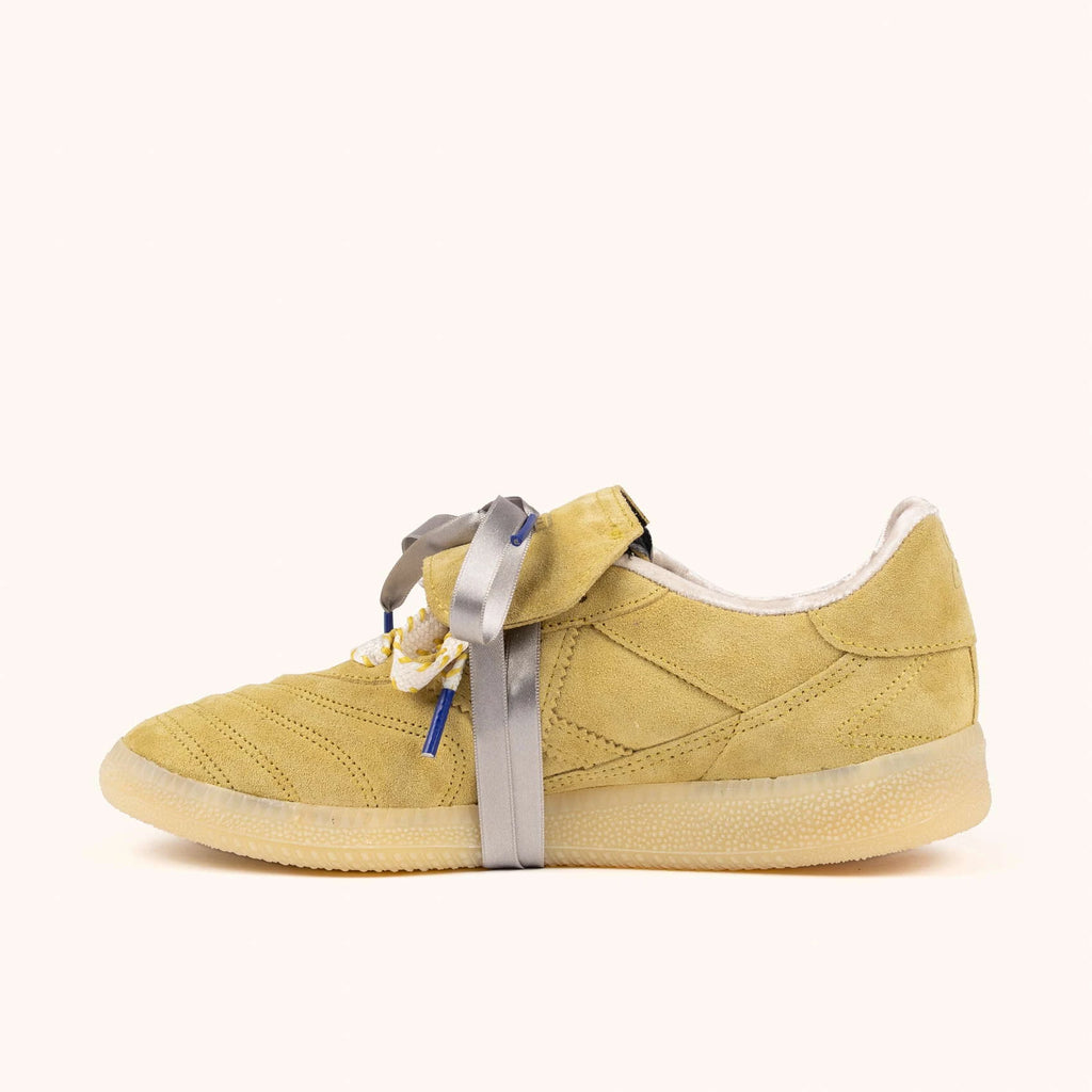 MUNICH Mundial Strada Suede 03: green trainers for women