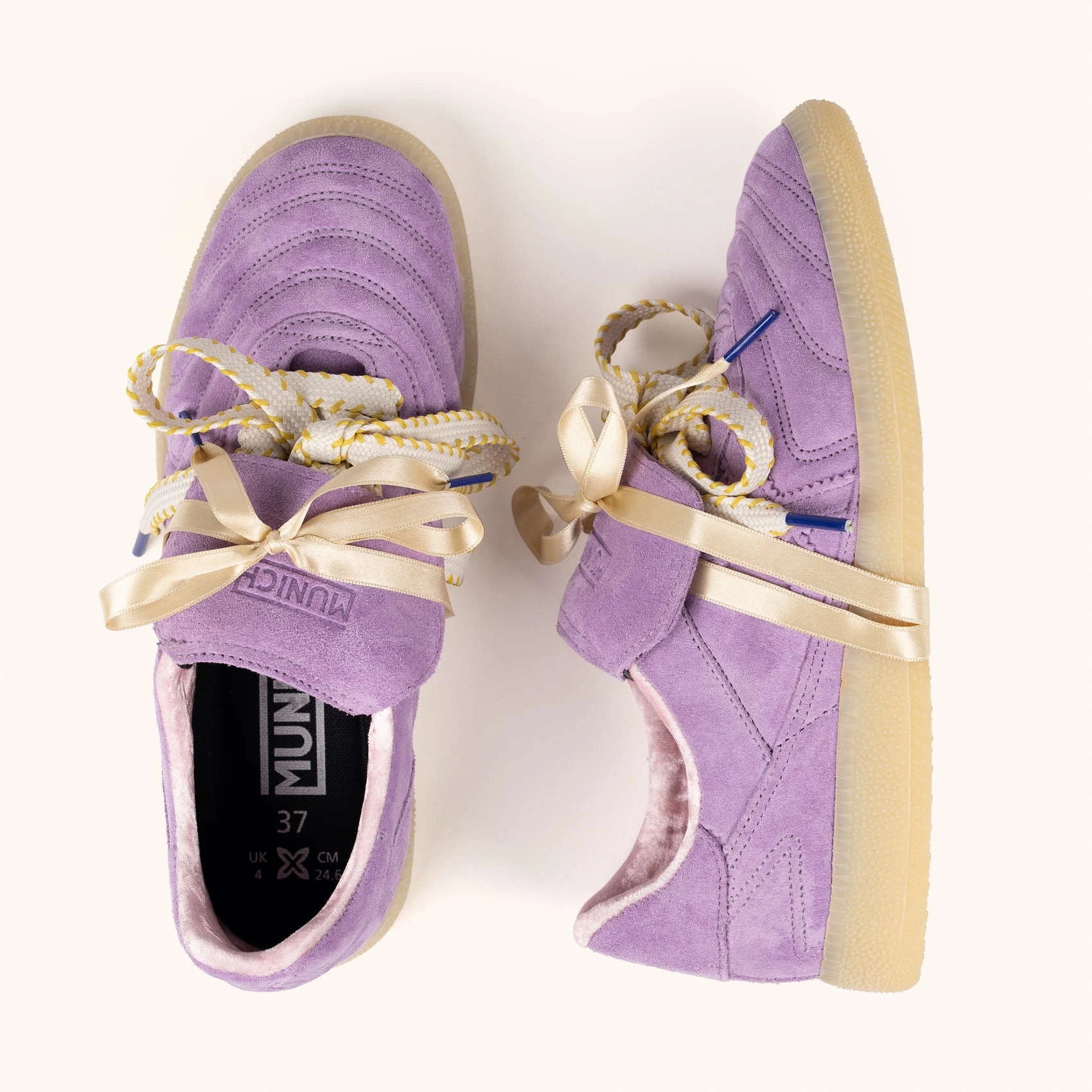 MUNICH Mundial Strada Suede 05 Violeta: lila trainers for women