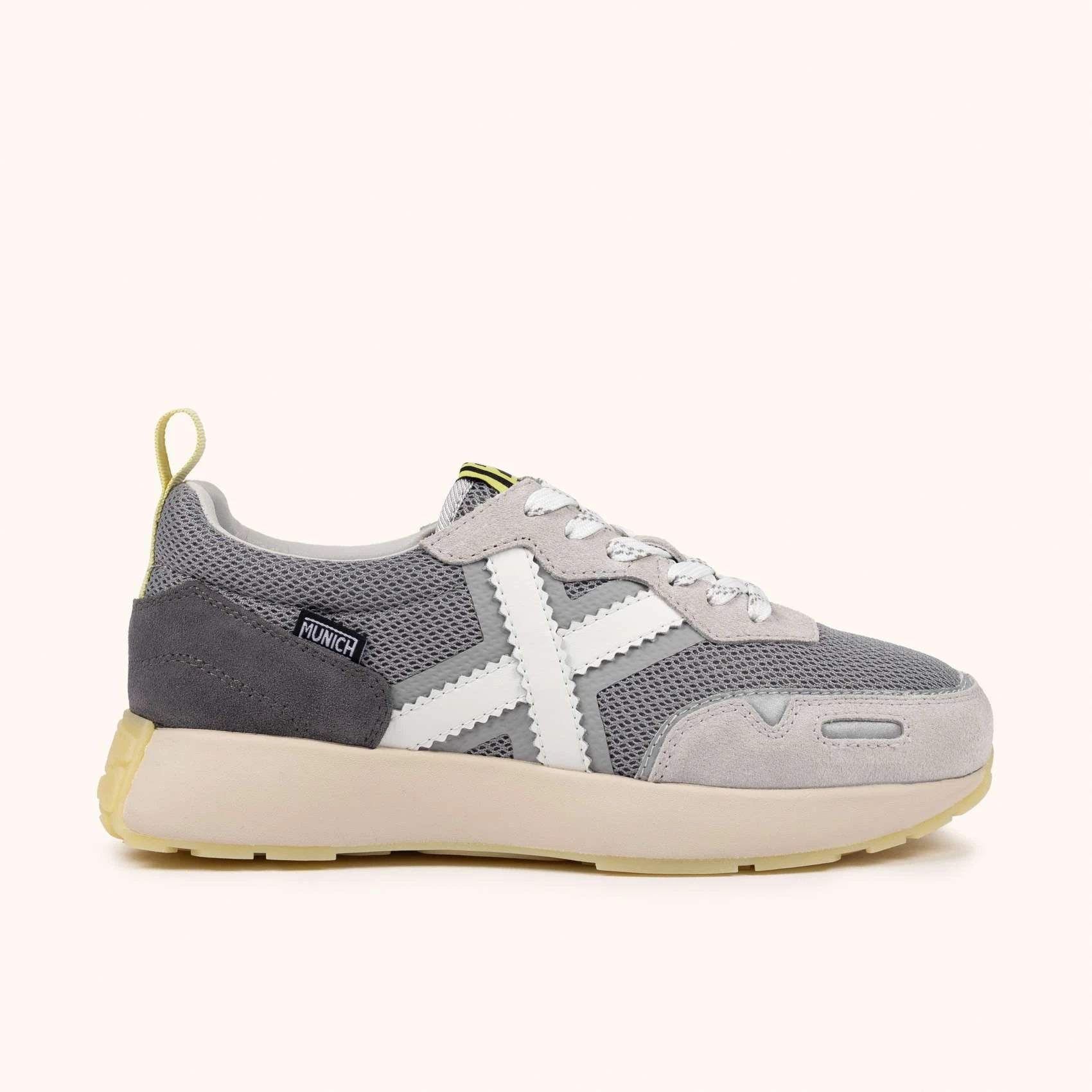 MUNICH Xemine WMN 103: szary sneakersy dla kobiet
