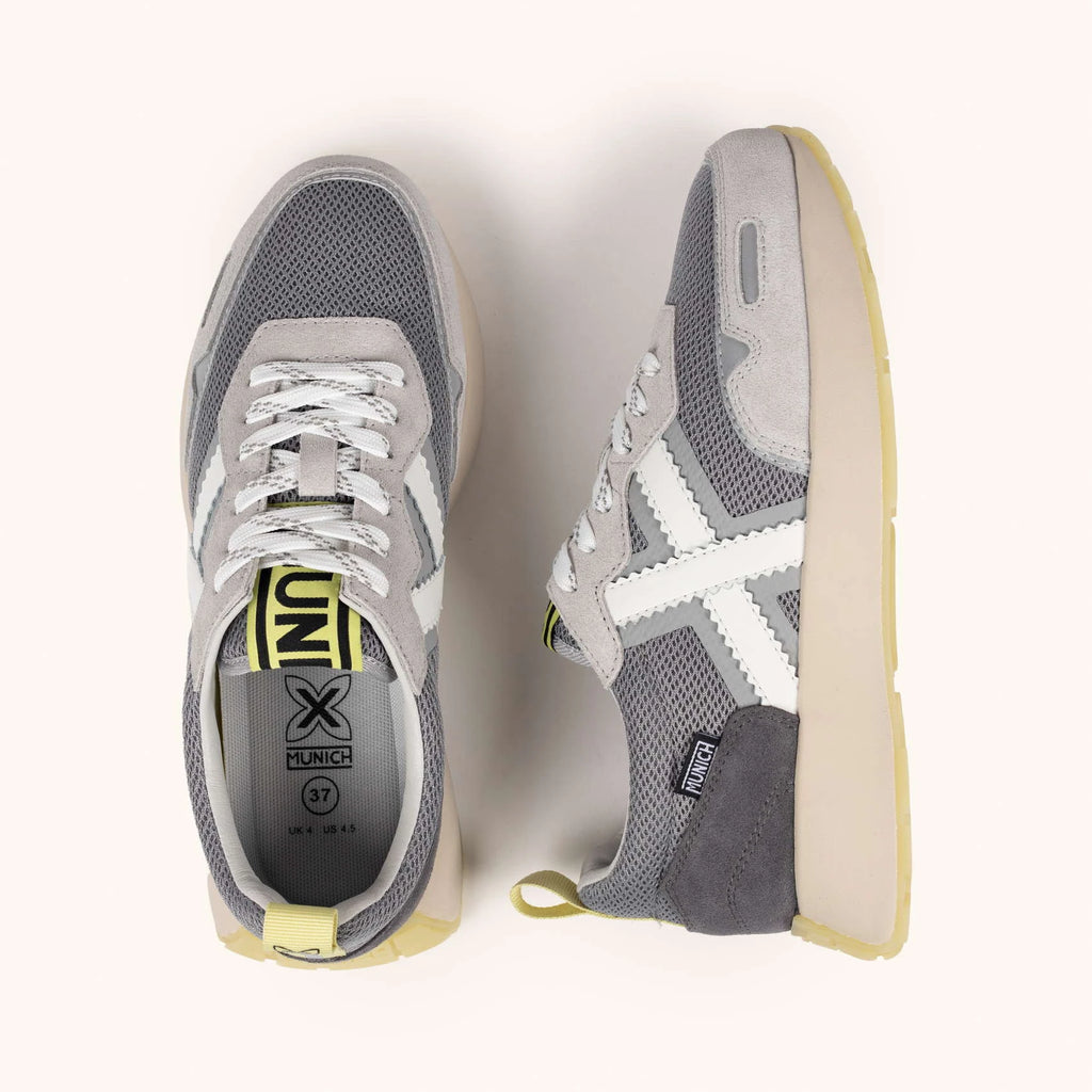 MUNICH Xemine WMN 103: szary sneakersy dla kobiet