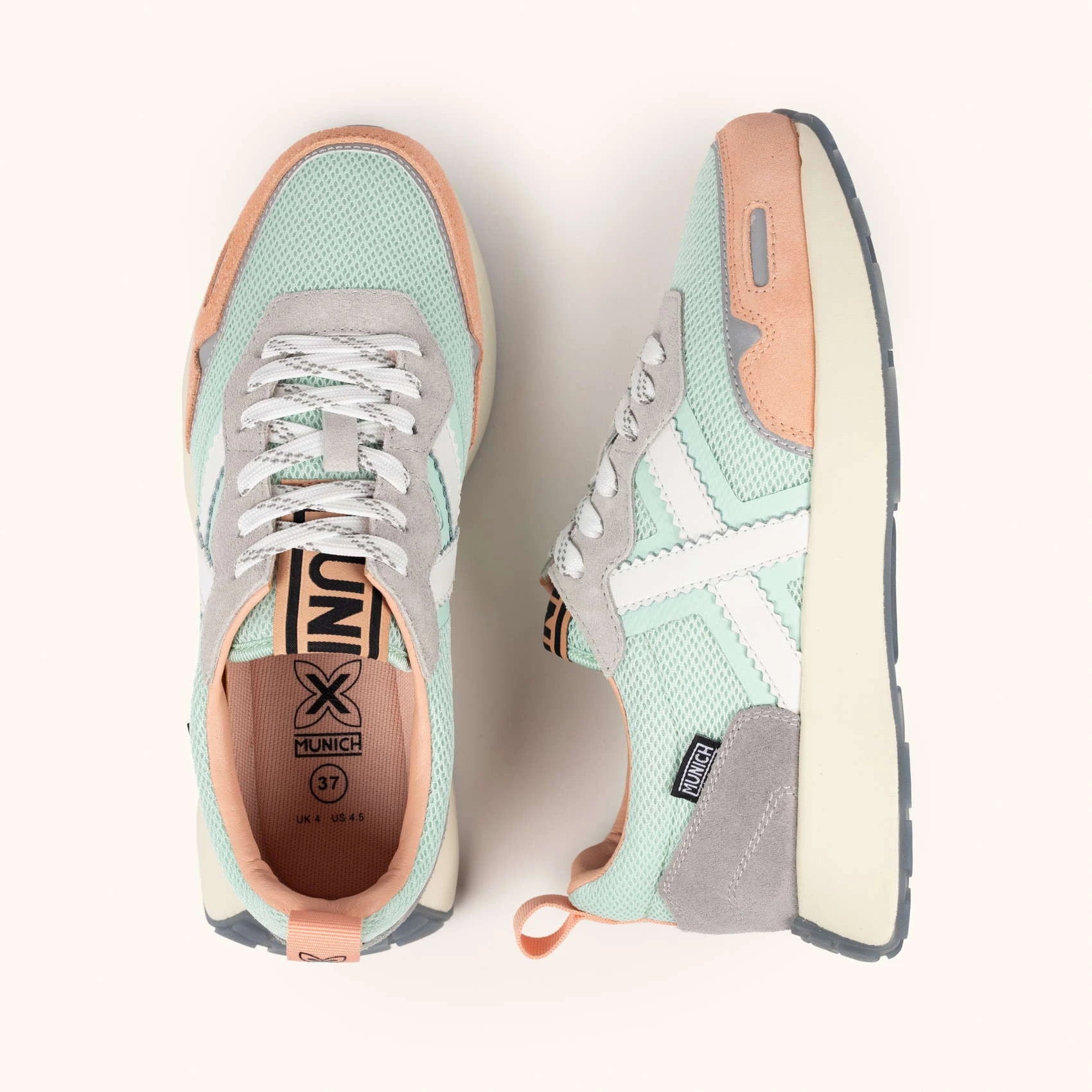 MUNICH | SNEAKERS | MUJER | XEMINE WMN 107 | TURQUESA