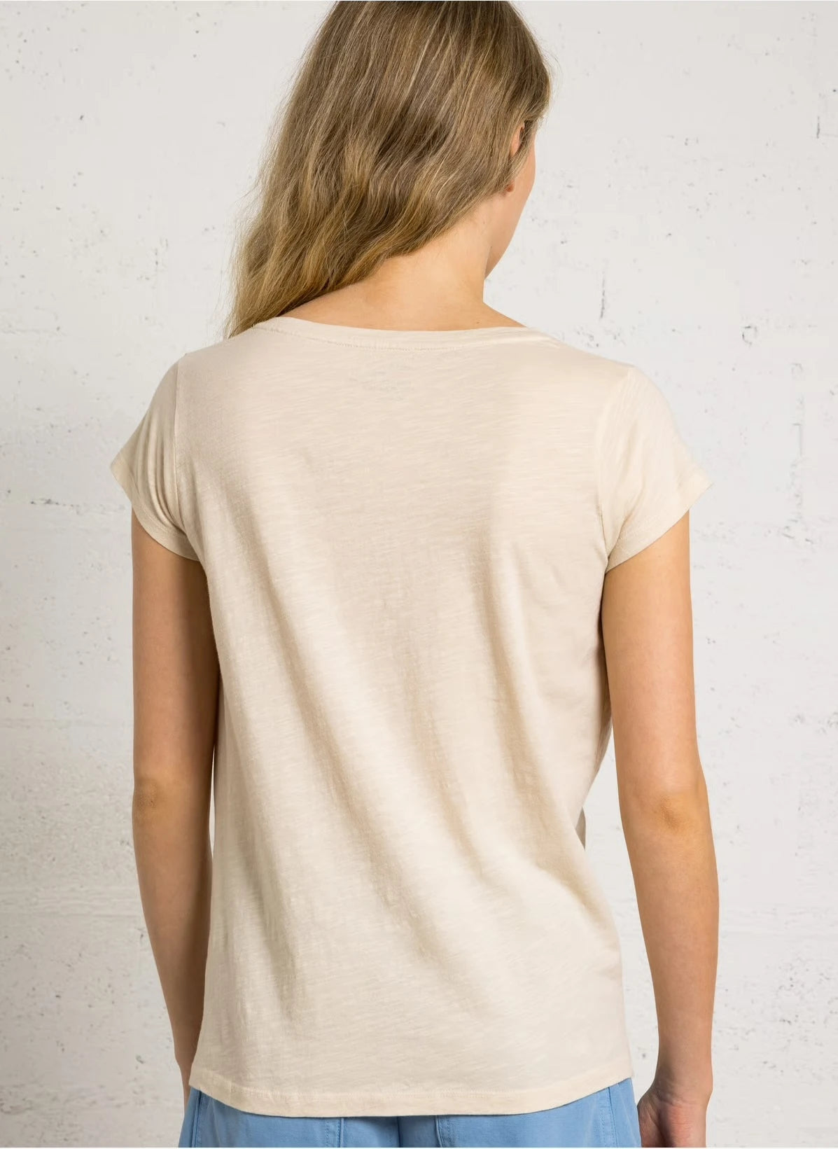 LEON & HARPER Tonton JC03 Exvoto Chalk: beige T-shirt for women