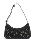 NUNOO Apollo 2 Eyelet NEW Zealand Black W GOLD: noir sac pour femme