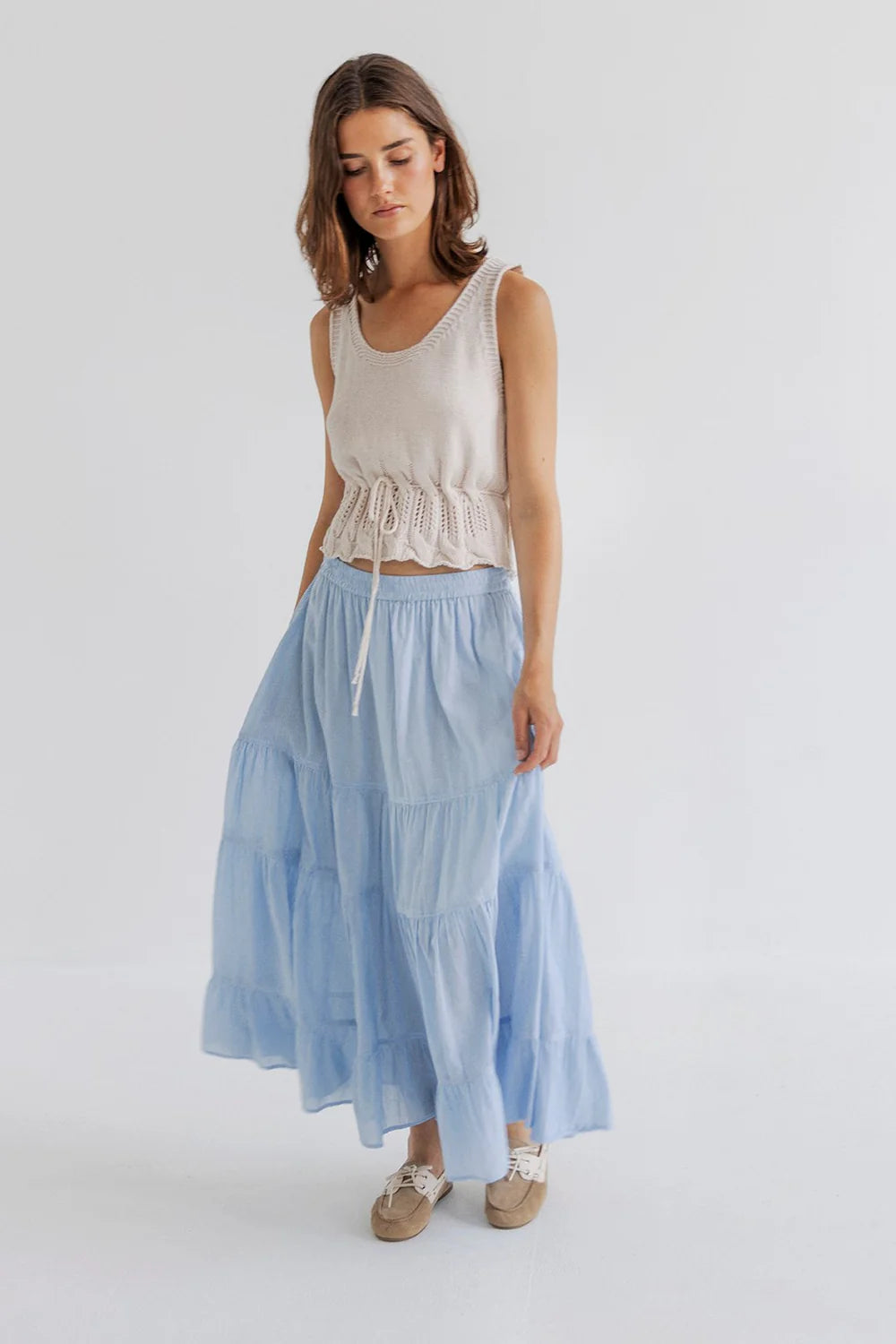 PROJECT AJ117 Cindie 110 KIT: beige skirt for women