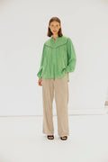 PROJECT AJ117 Polly DK17 241 MOSS: beix pantalons per a dona