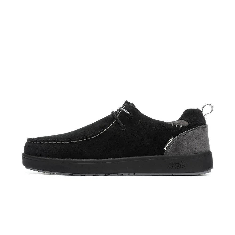 PITAS ARAL: black wallabee for men