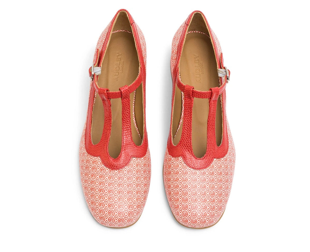 AUDLEY Lucia Trival: rosso sandali da donna